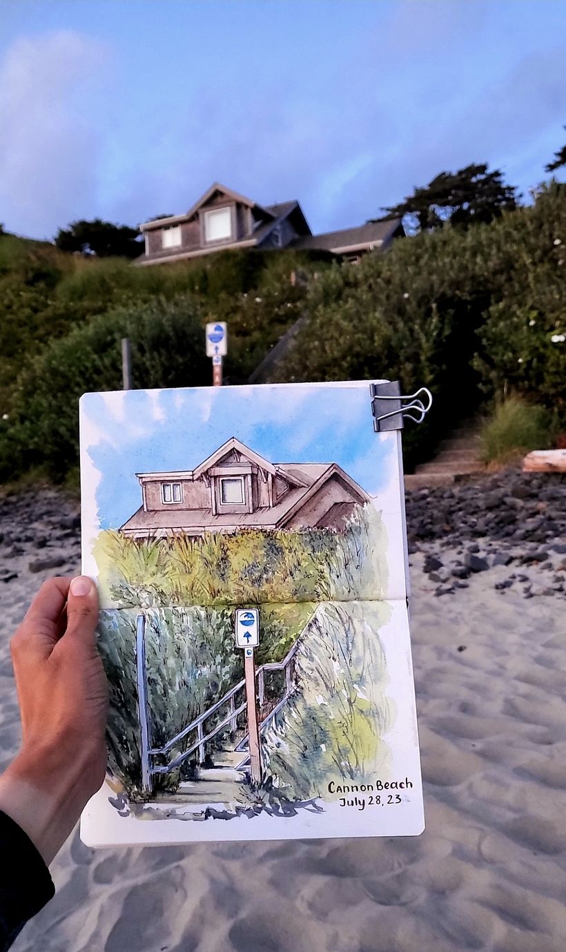 Urban sketching. Places. 1