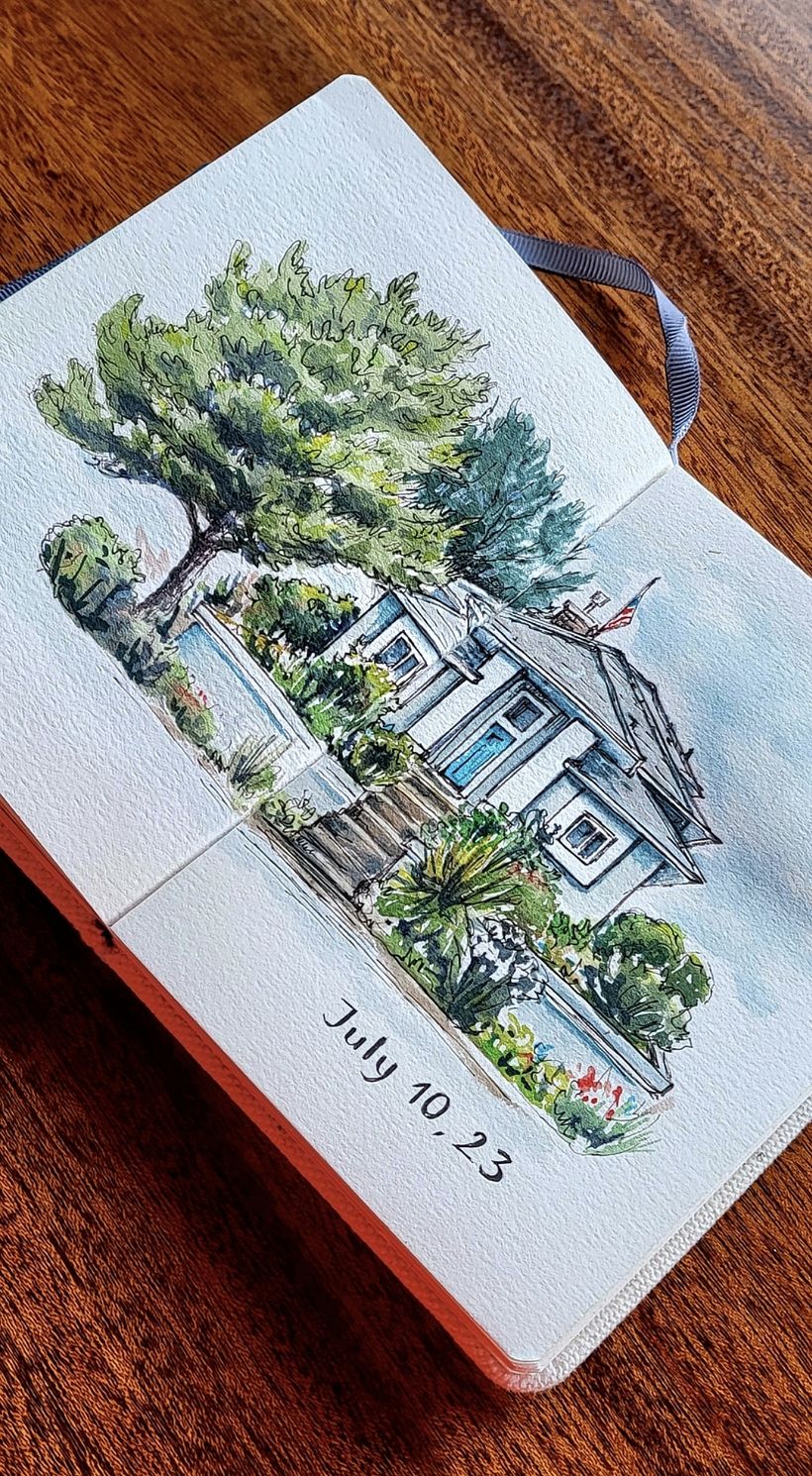 Urban sketching. Places. 5