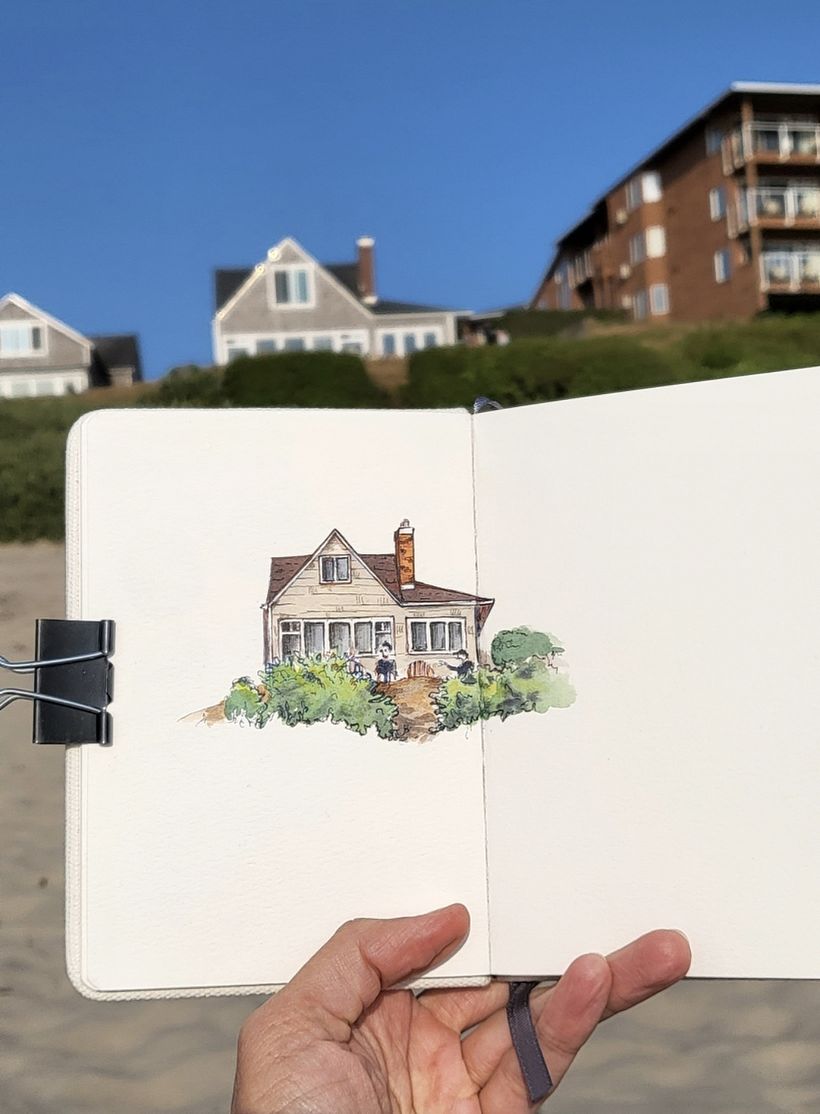 Urban sketching. Places. 6