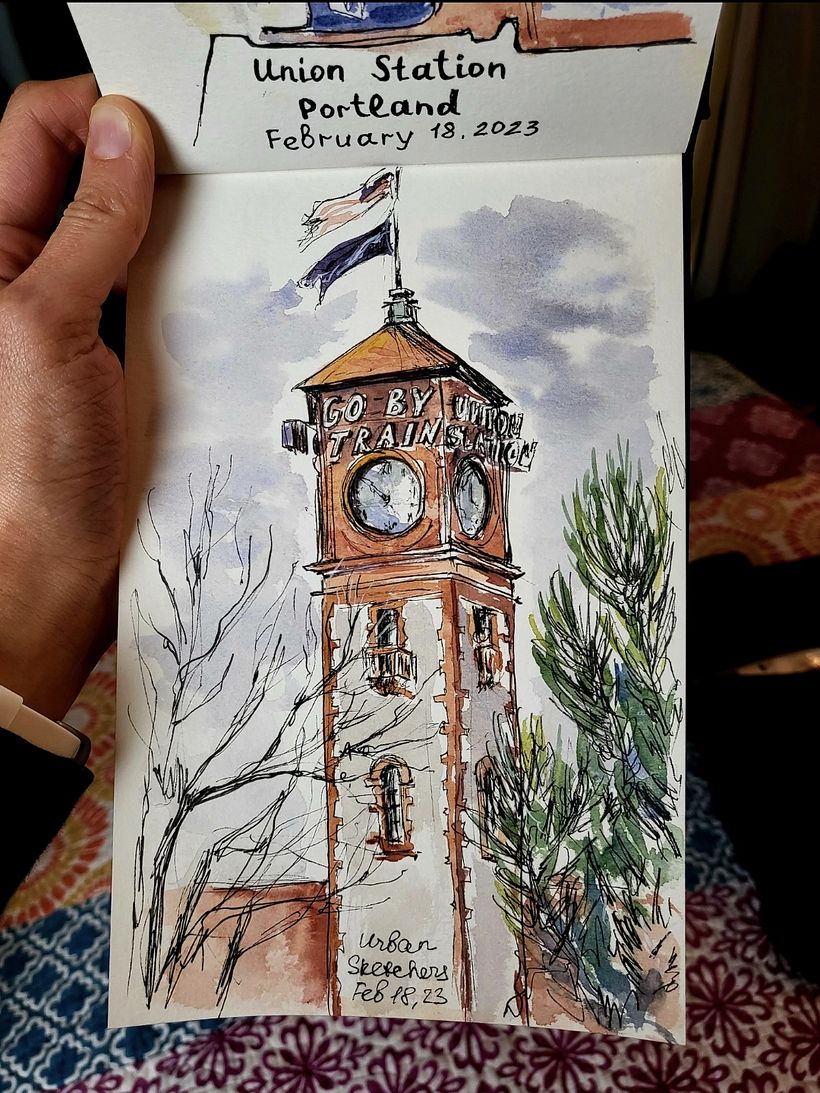 Urban sketching. Places. 10