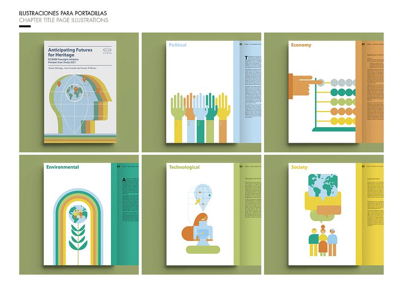 ICCROM / Ilustraciones y dirección creativa 3