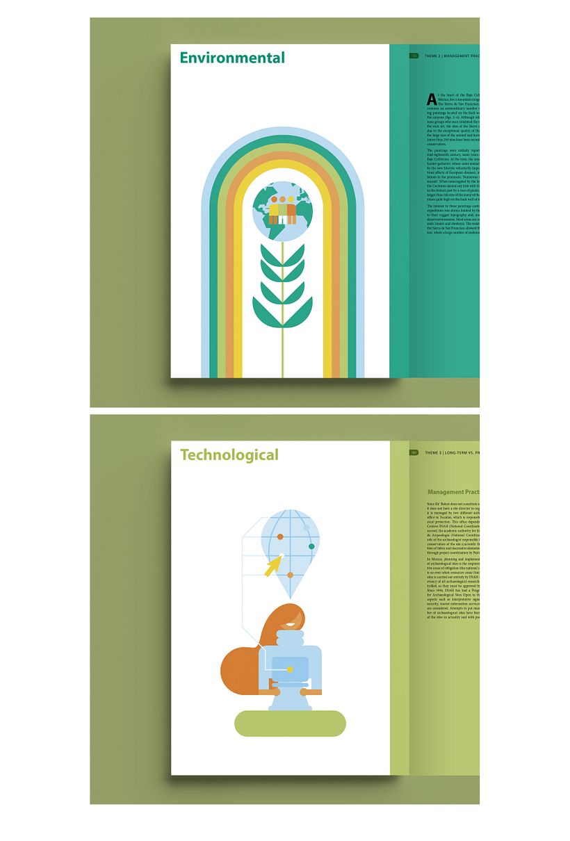 ICCROM / Ilustraciones y dirección creativa 5