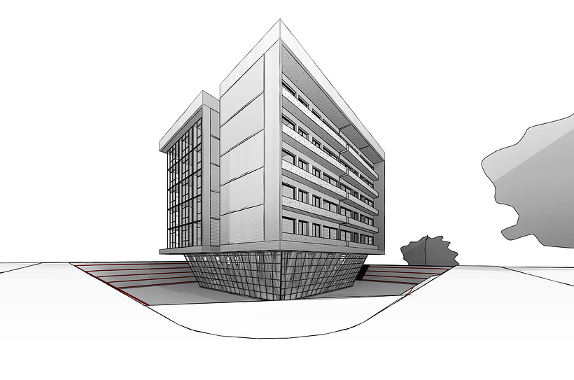 Mi proyecto del curso: Modelado de edificios paramétricos con Revit 7