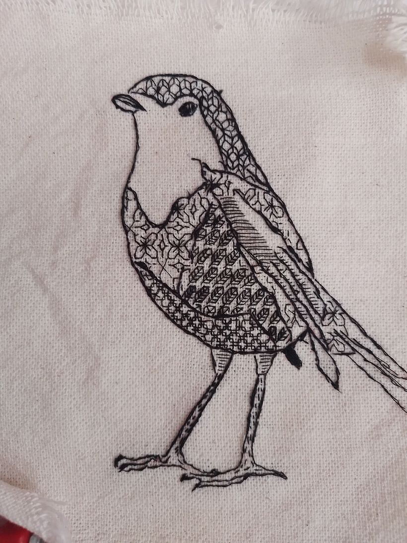Mi proyecto del curso: Introducción al bordado en blackwork 1