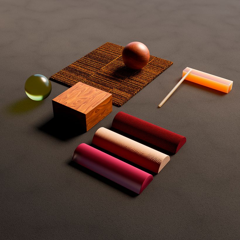 Paleta de materiales (A)