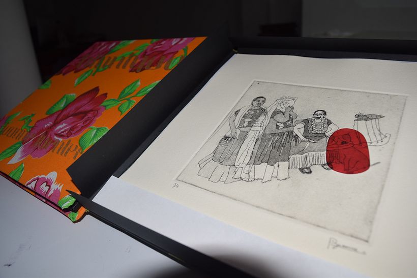 SERIE BINNIYOO (NUESTRA GENTE). CARPETA DE GRABADOS
