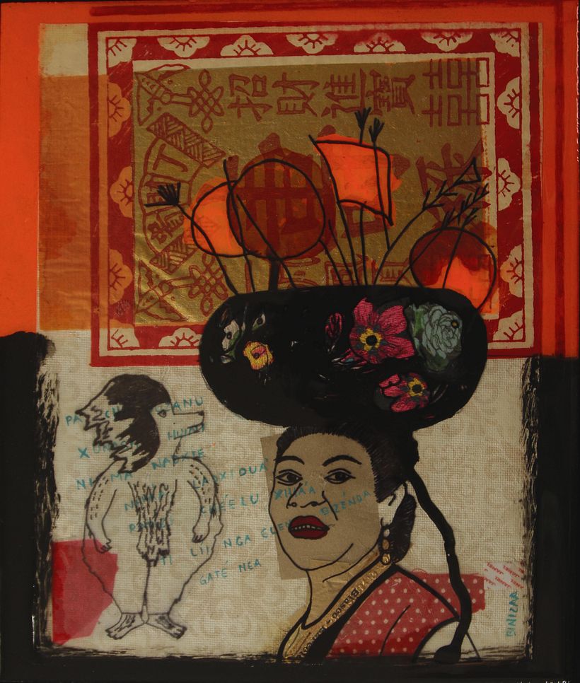SERIE BINNIYOO (NUESTRA GENTE). COLLAGES