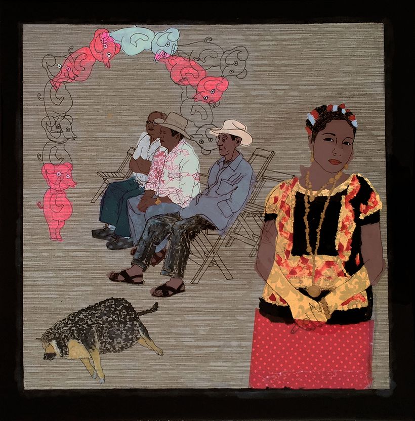 SERIE BINNIYOO (NUESTRA GENTE). COLLAGES