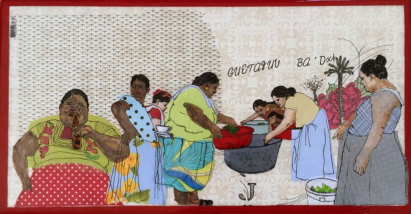 SERIE BINNIYOO (NUESTRA GENTE). COLLAGES