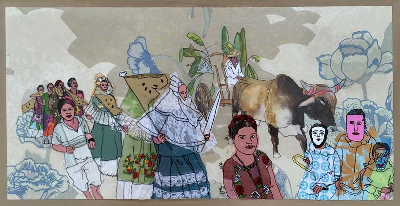 SERIE BINNIYOO (NUESTRA GENTE). COLLAGES
