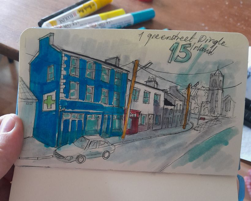 My project for course: Drawing with Acrylic Markers: Capture your Favorite Scene 4