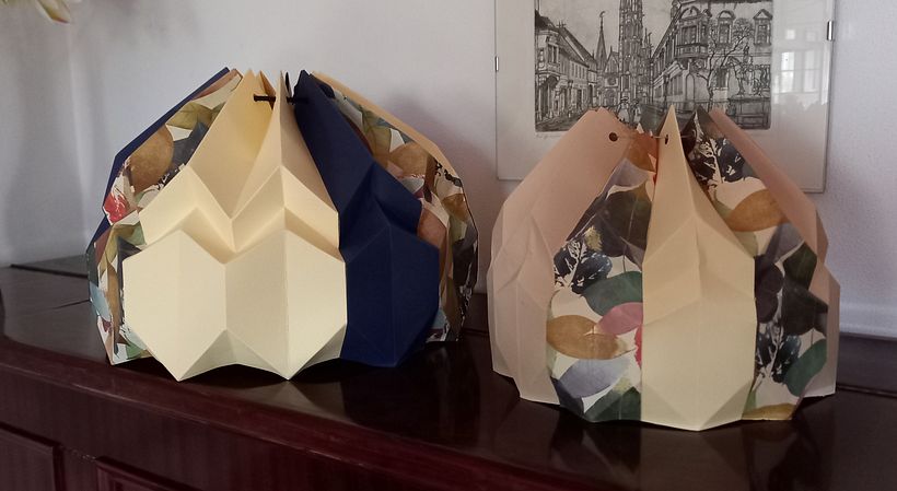 Il mio progetto del corso: Creazione di lampade in carta 2