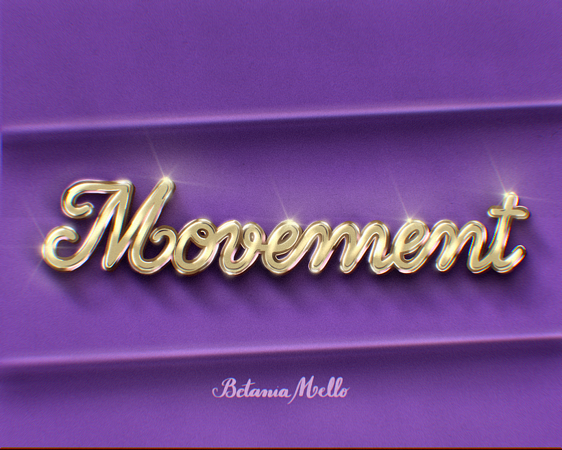 Projeto de Letras cromadas em 3D