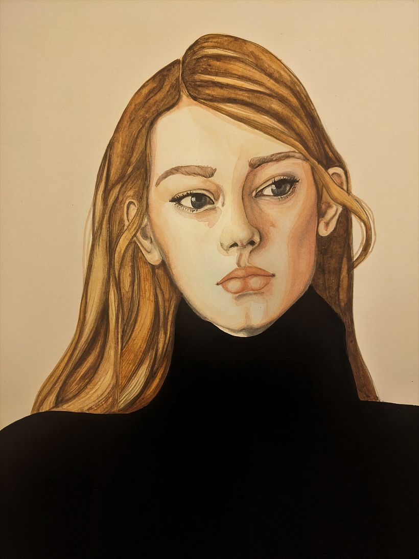 My project for course: Watercolor Portrait from a Photo 1