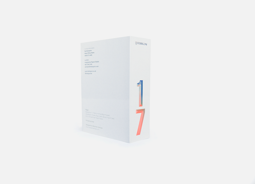 Fedrigoni x Marjolein Delhaas — Custom Desk Calendar 2017 2