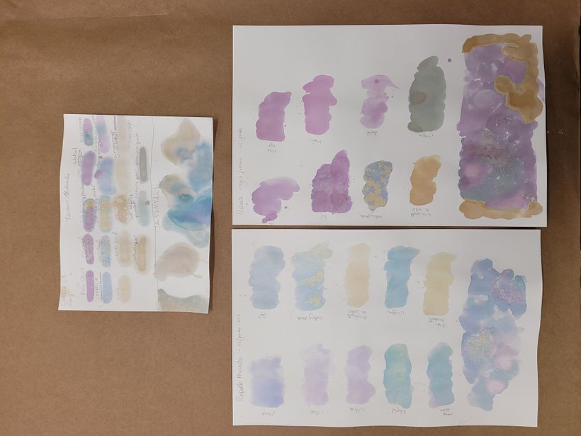 My project for course: Creating Liquid Watercolors and Botanical Inks - Handwerk