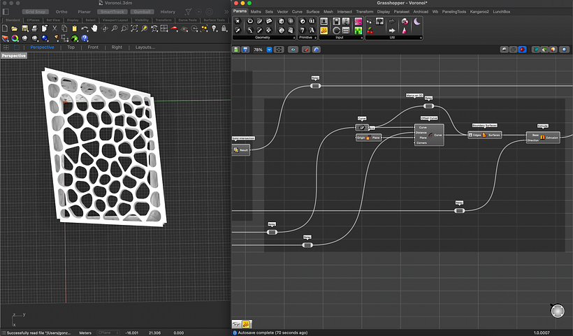 Mi proyecto del curso: Modelado 3D con Grasshopper en Rhinoceros 3