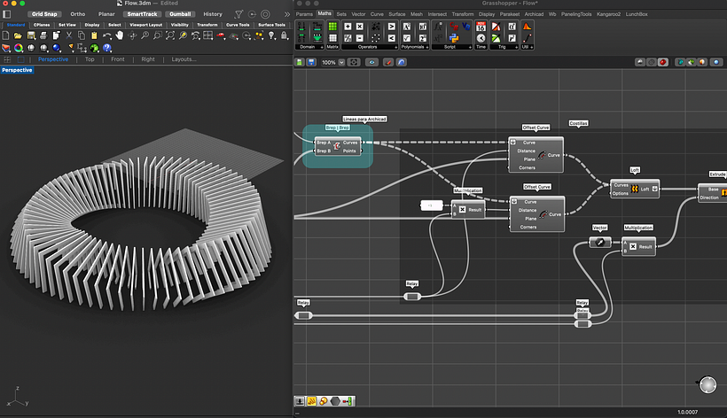 Mi proyecto del curso: Modelado 3D con Grasshopper en Rhinoceros 4