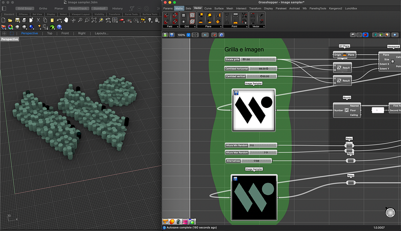 Mi proyecto del curso: Modelado 3D con Grasshopper en Rhinoceros 5
