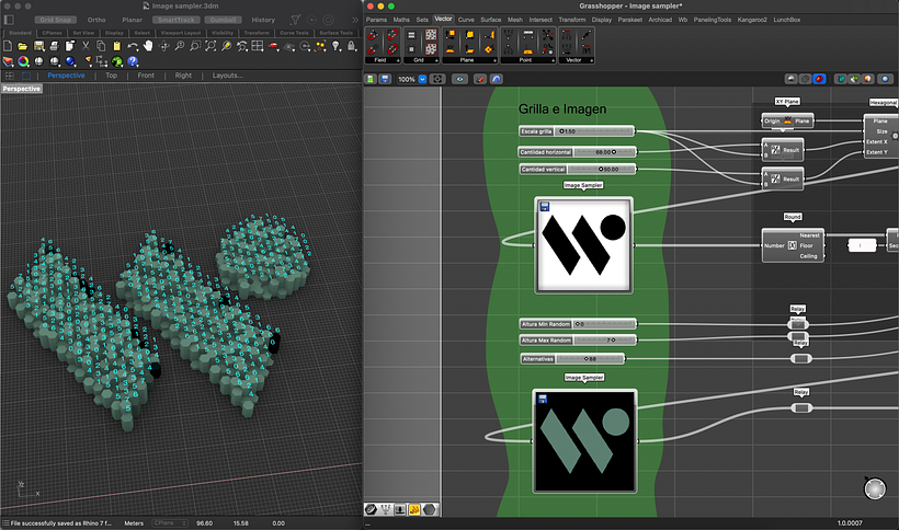 Mi proyecto del curso: Modelado 3D con Grasshopper en Rhinoceros 6