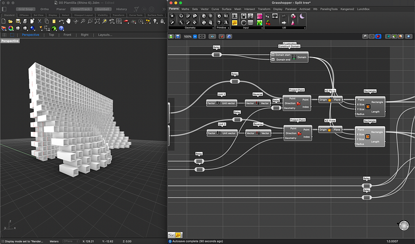 Mi proyecto del curso: Modelado 3D con Grasshopper en Rhinoceros 7