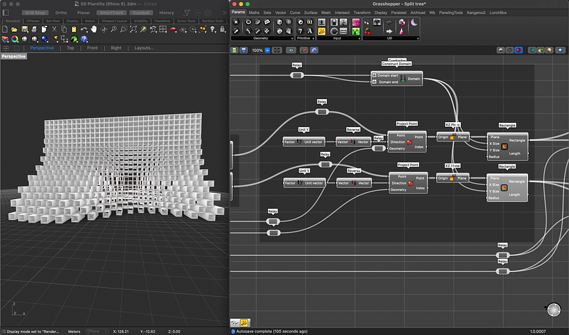 Mi proyecto del curso: Modelado 3D con Grasshopper en Rhinoceros 9