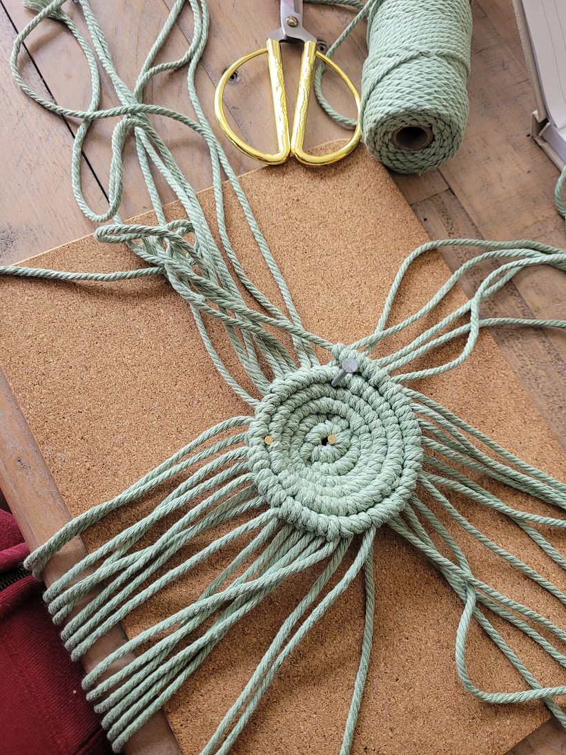 Mi proyecto del curso: Técnicas de macramé circular 3