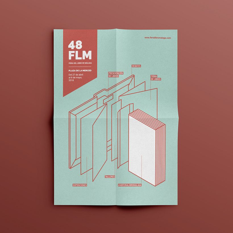 Campaña de comunicación para la 48 edición de la Feria del Libro de Málaga 3