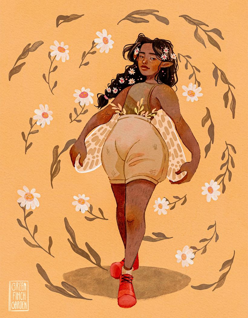 My project for course: Dynamic Character Illustration 5