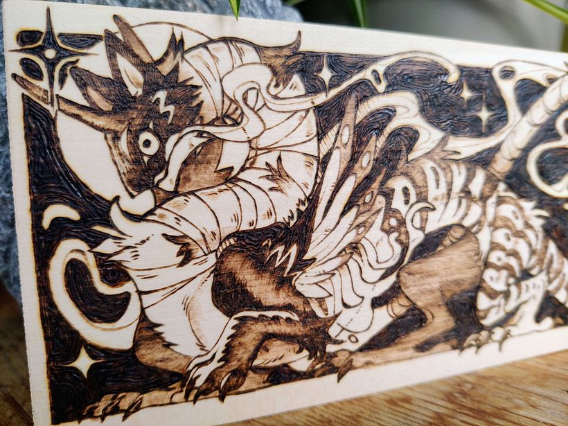 My project for course: Pyrography 101: Woodburning Illustration Techniques 2