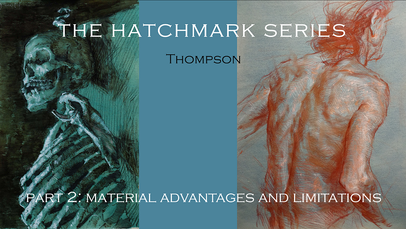 The cover slide of Part 2 of my new series on Hatchmark (only on Patreon/danthompsonart)