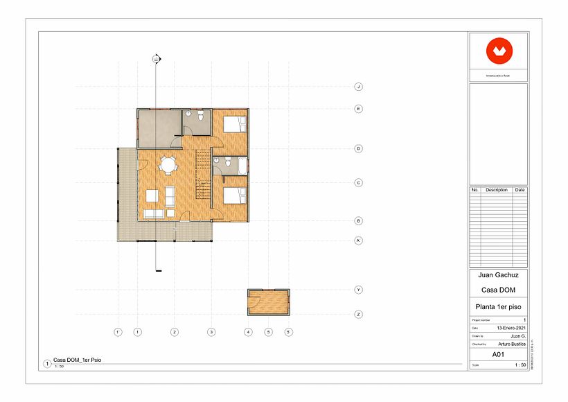 Mi Proyecto del curso: Diseño y modelado arquitectónico 3D con Revit - 3D