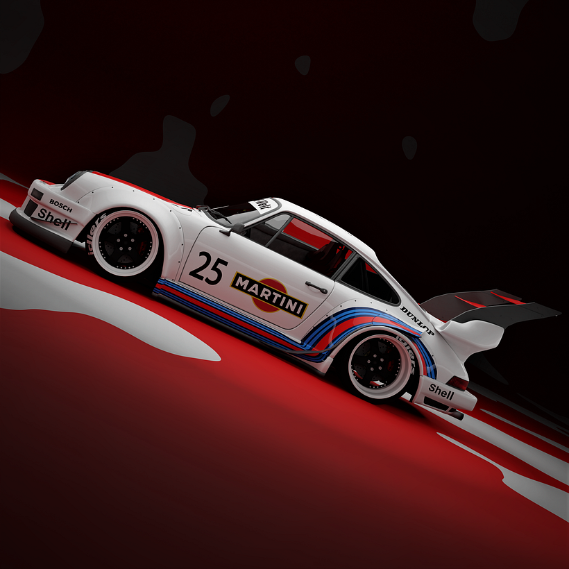 My project for course: Intro to 3D Livery Design: Decals for Digital Cars: JDM+EURO 8