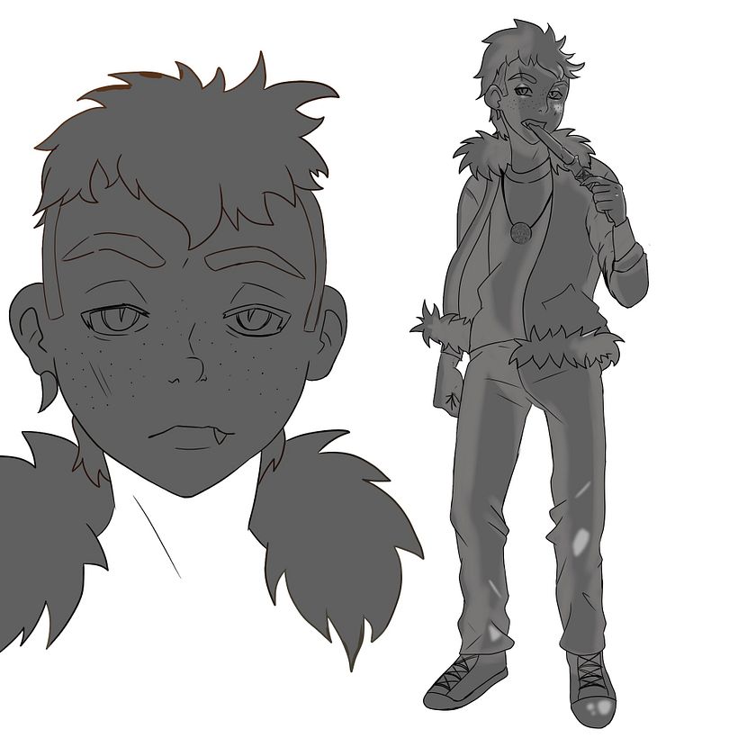 Mi proyecto del curso: Concept art para diseño de personajes y worldbuilding 4