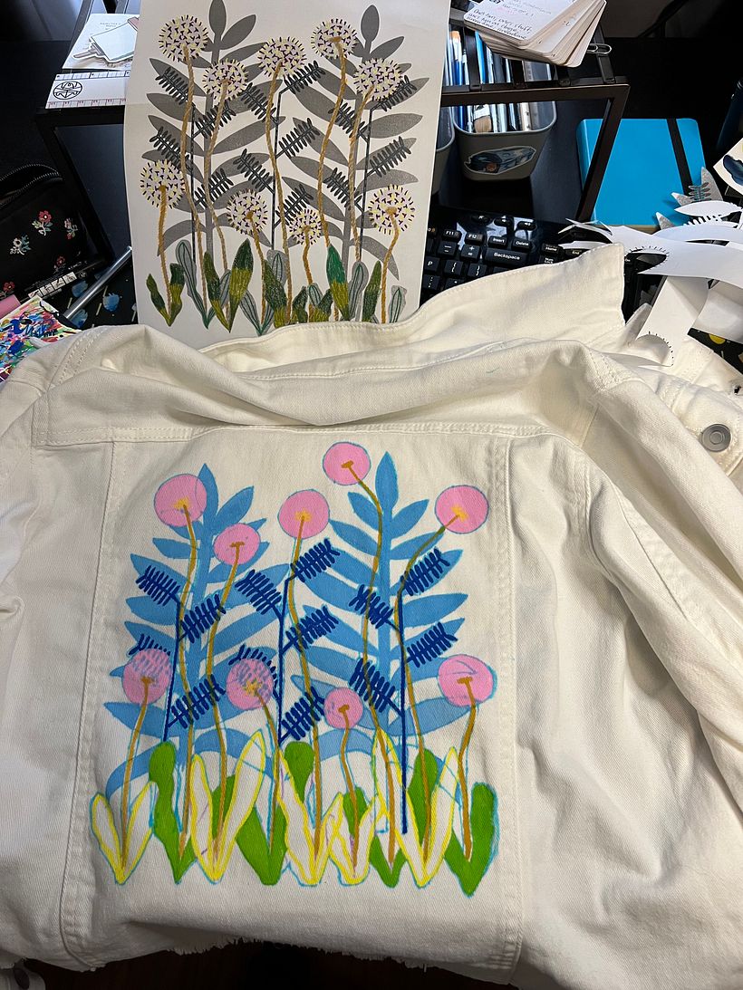 Base Layer with Posca Markers