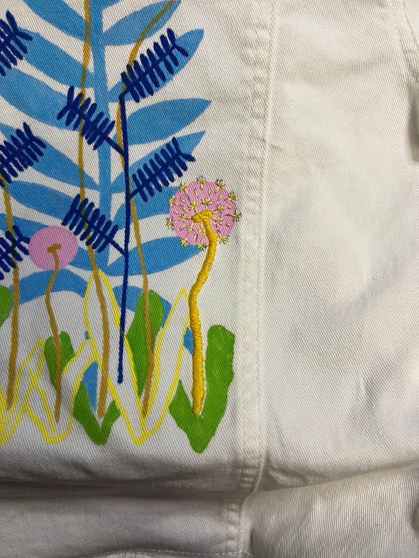 First Dandelion and Stem