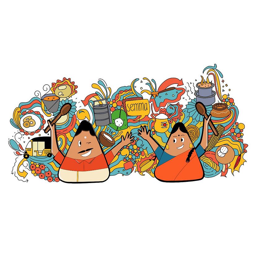 My project for course: Doodle-Style Vector Illustration 2