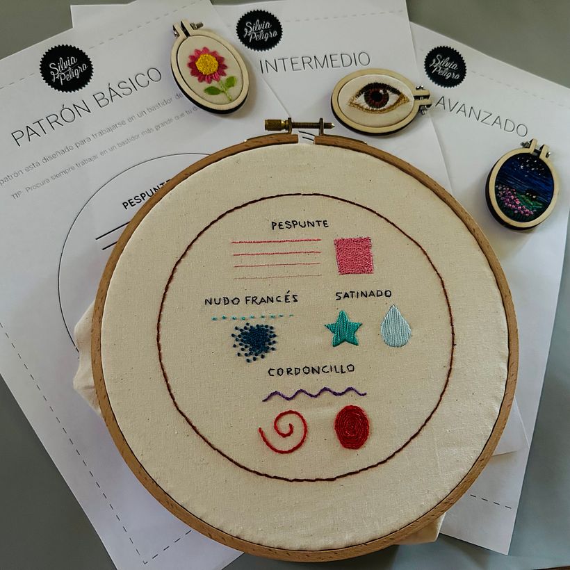 Bordado en miniatura @silviapeligro 6