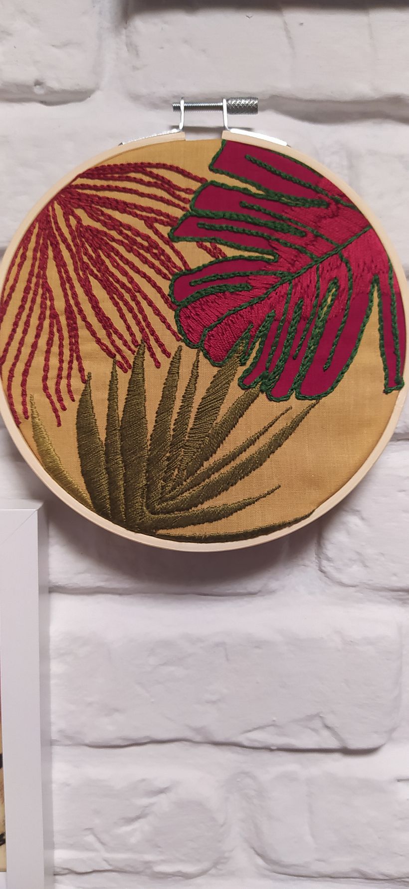 Mi proyecto del curso: Bordado con aguja: crea una composición vegetal 1