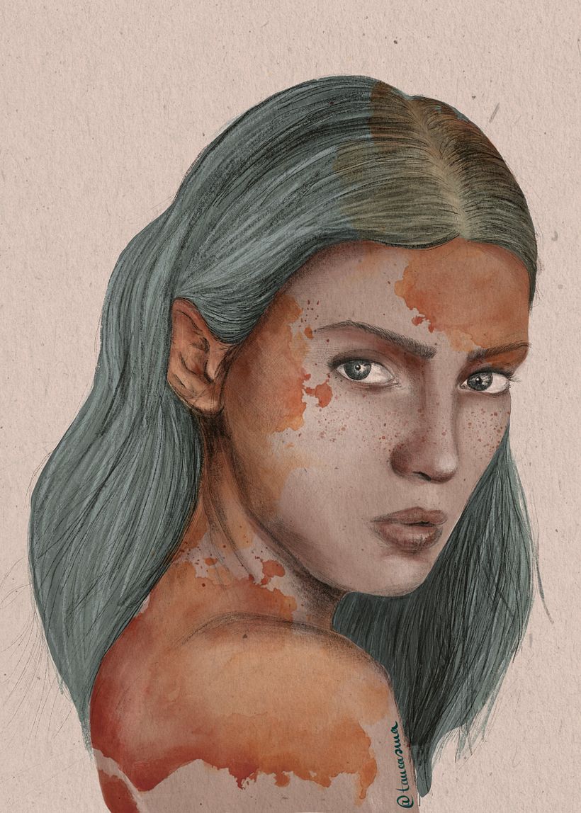 Mi proyecto del curso: Retrato ilustrado con Procreate 1