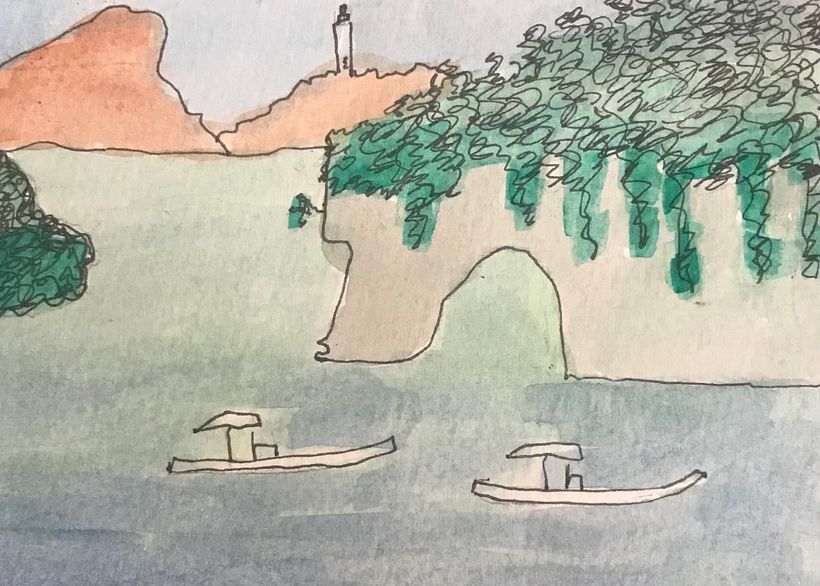 I added a second wash.