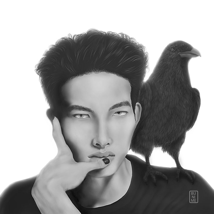Photo study, reference Huang Shixin