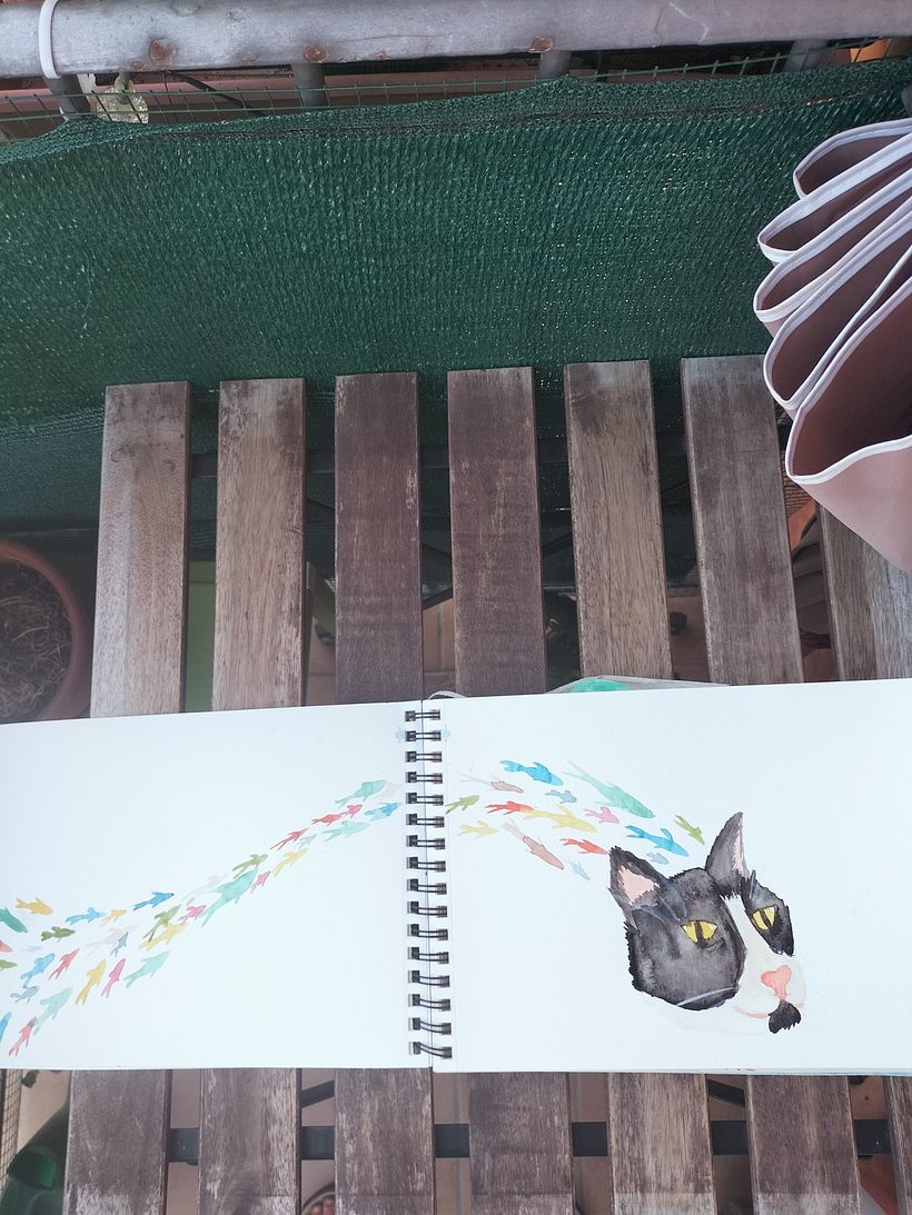 Il mio progetto del corso: Sketching creativo ad acquerello per principianti @laura_mckendry 1