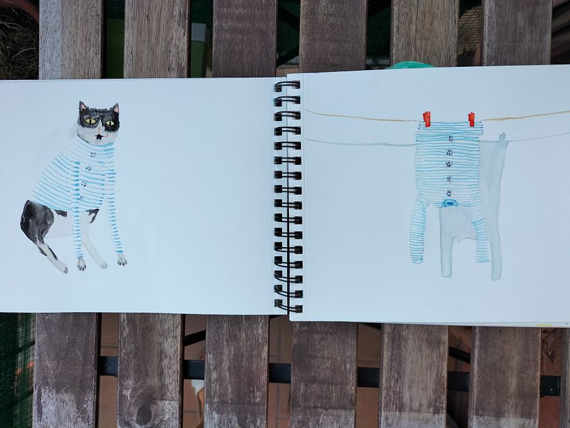 Il mio progetto del corso: Sketching creativo ad acquerello per principianti @laura_mckendry 2