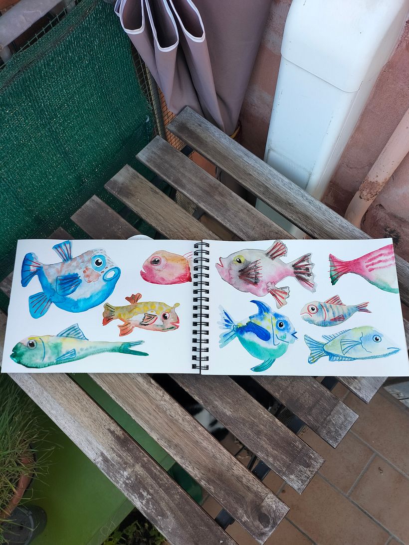 Il mio progetto del corso: Sketching creativo ad acquerello per principianti @laura_mckendry 10