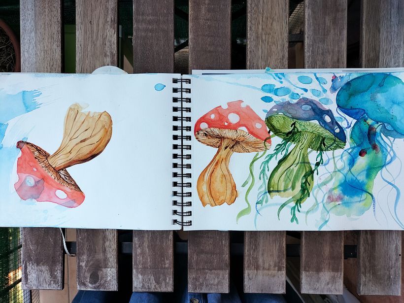Il mio progetto del corso: Sketching creativo ad acquerello per principianti @laura_mckendry 12