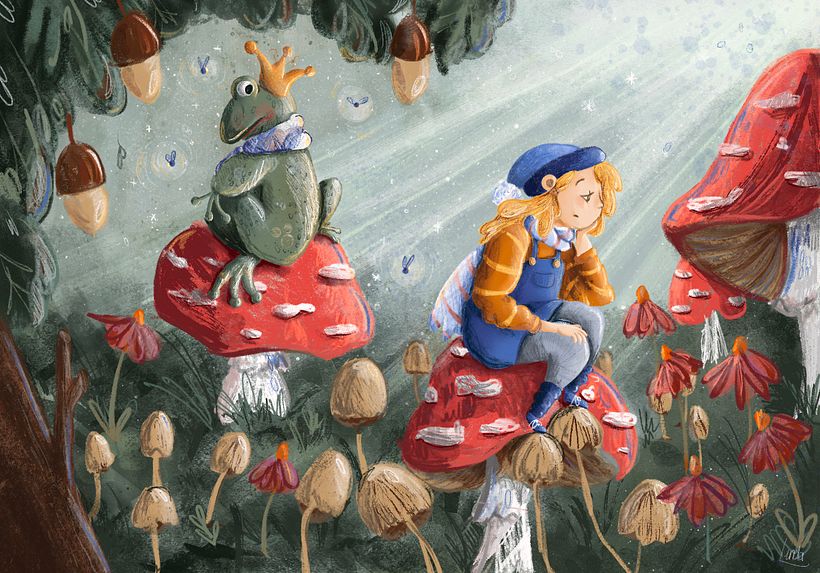 My project for course: Children’s Illustration with Procreate: Paint Magical Scenes 6