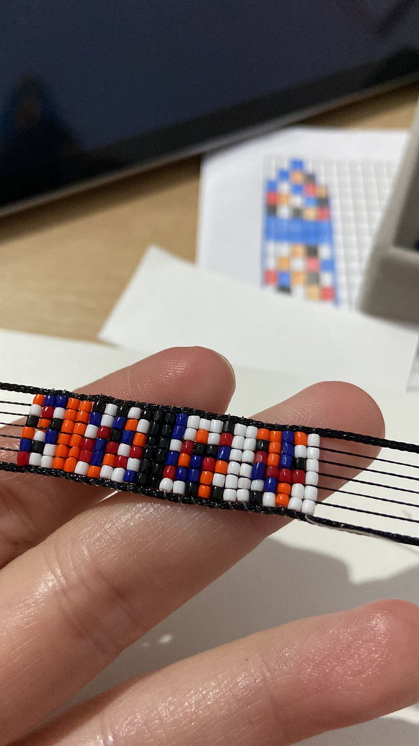 Meu projeto do curso: Design e criação de bijuteria com miçanga 7