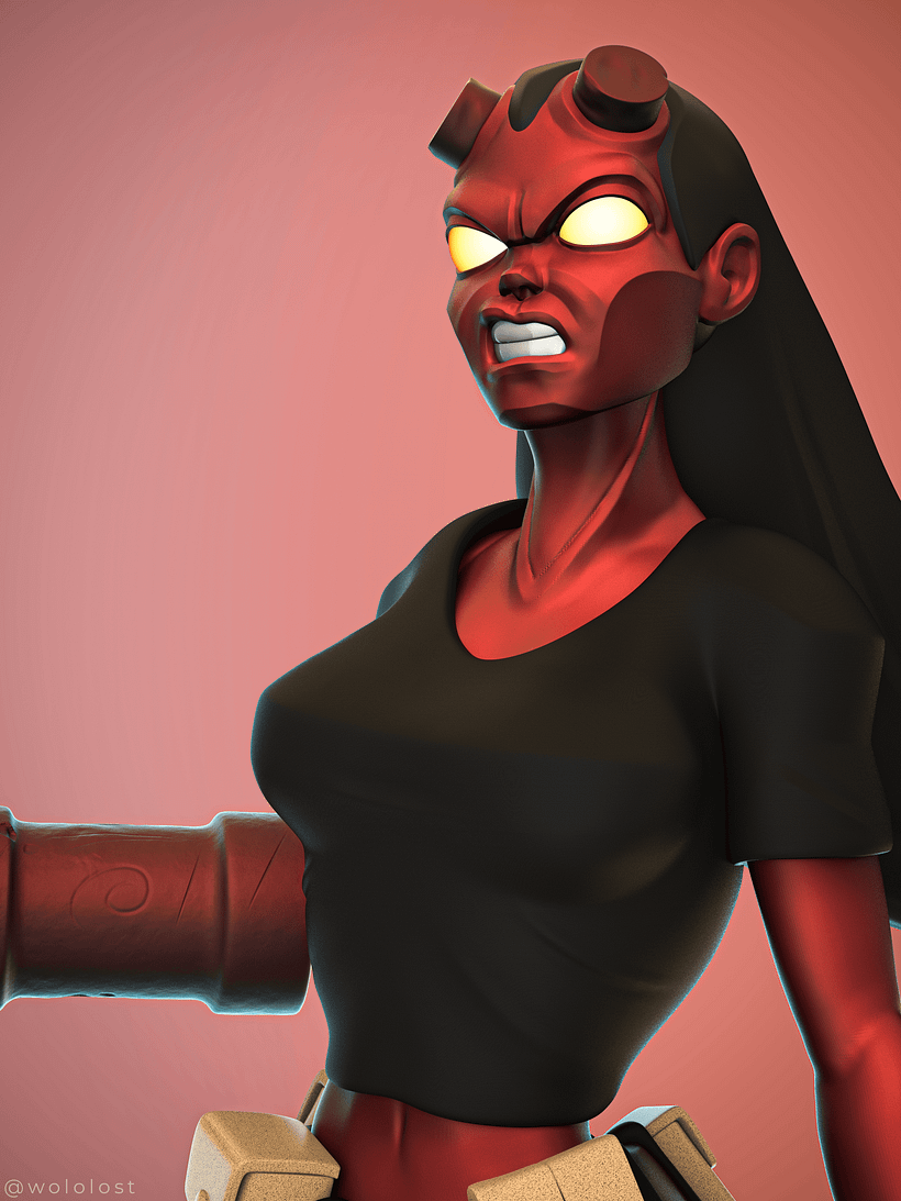 Close-Up Render