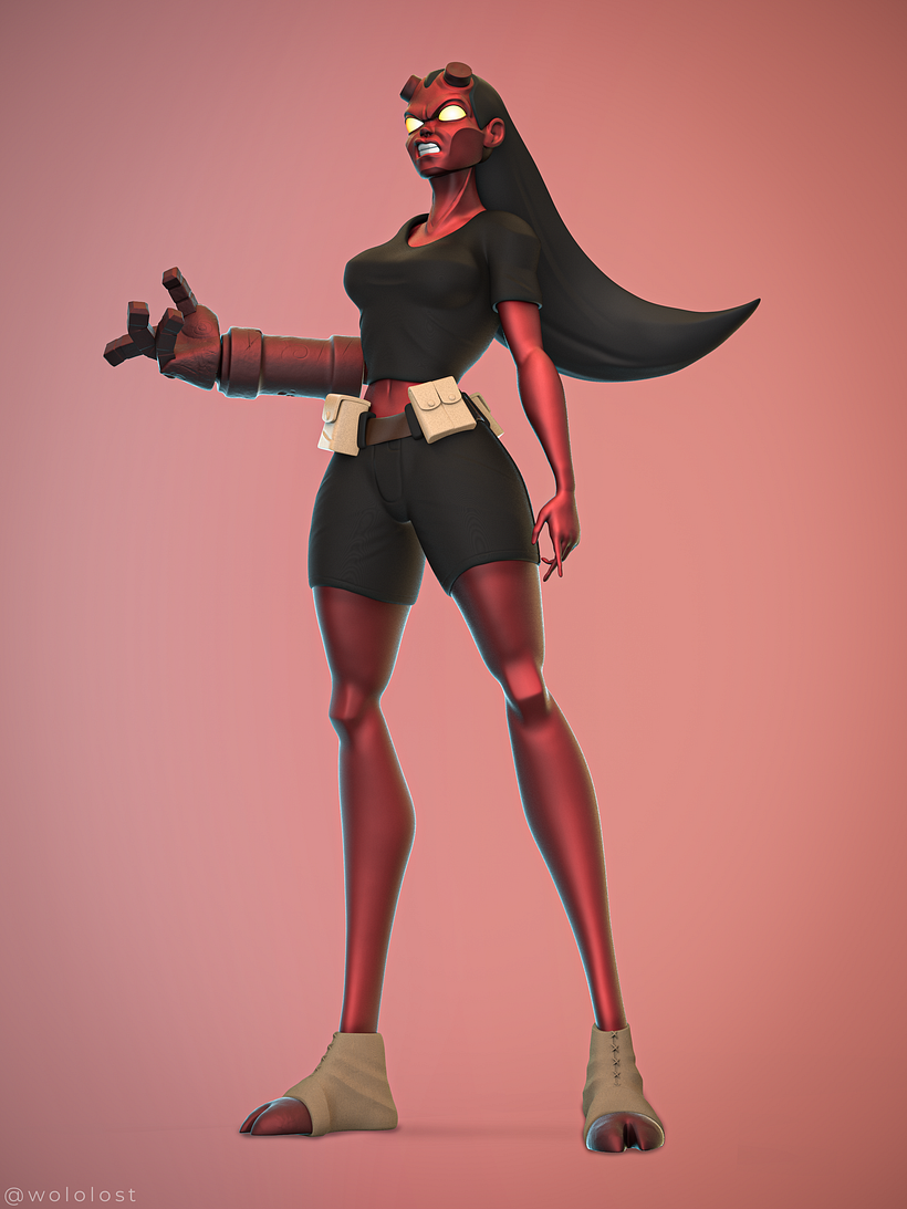 3/4 Render